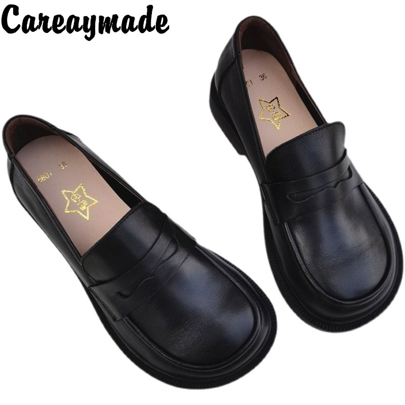 Heels - Careaymade-Women's Casual Shoes Slip on Oxford