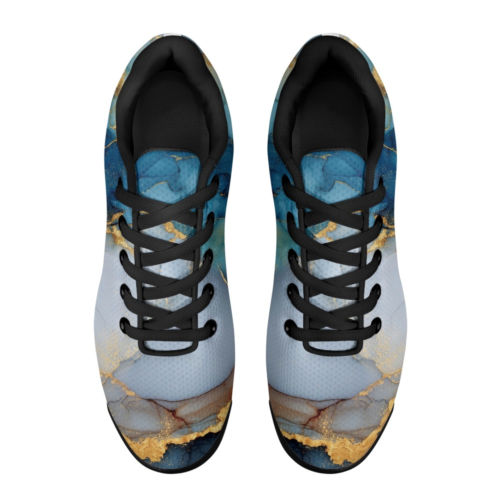 PENSTROLL Blue Gold Vein Tenni - Air Cushion Jogger Shoes Men ulasan dan harga