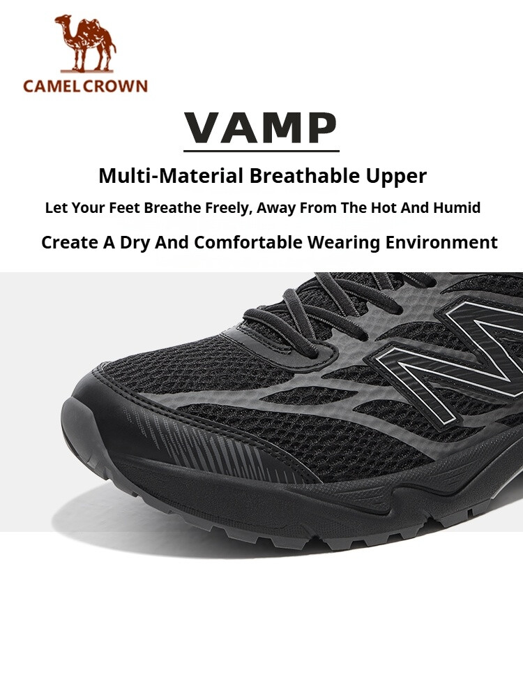 CAMEL CROWN FLARE Running Shoe - Breathable Mesh Athletic Shoes ulasan dan harga