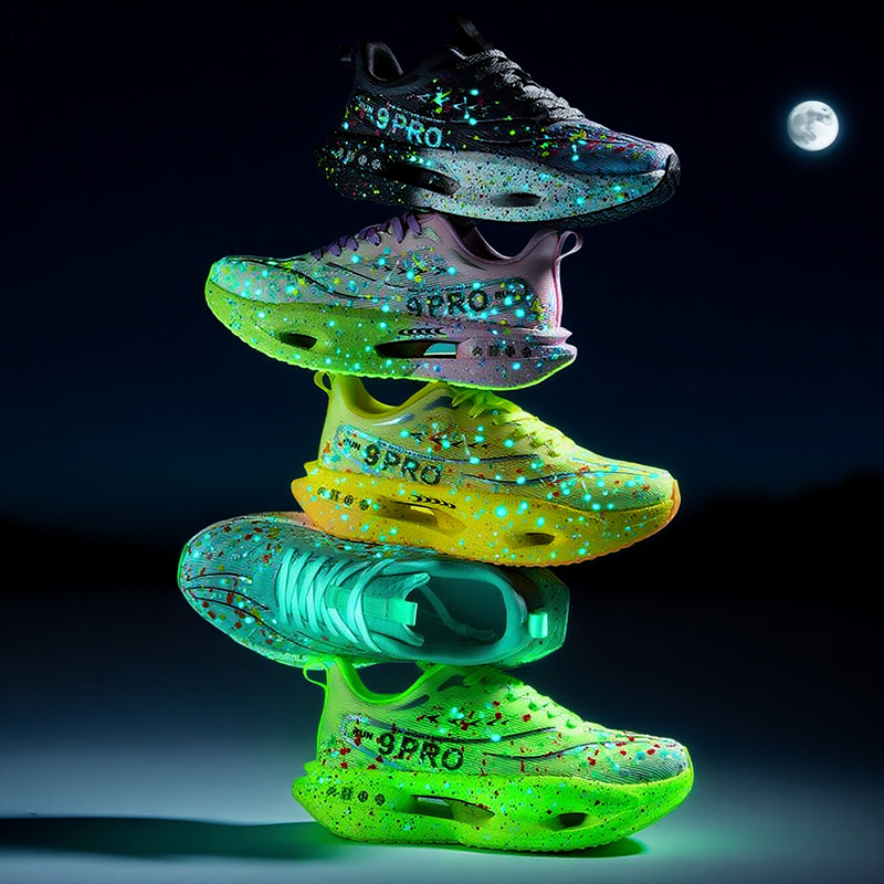 New Soft Sole Cushioning Men's - Reflective Night Running Shoes ulasan dan harga