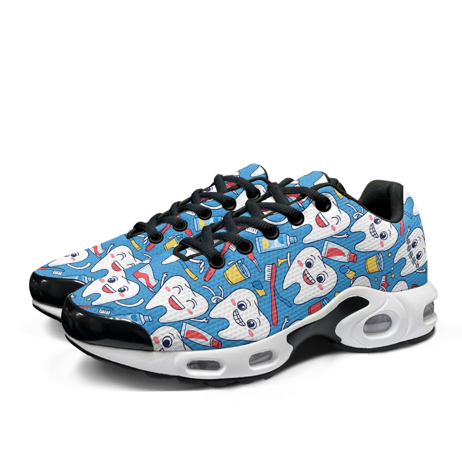 PENSTROLL Cute Cartoon Teeth A - Air Cushion Jogger Shoes Men ulasan dan harga