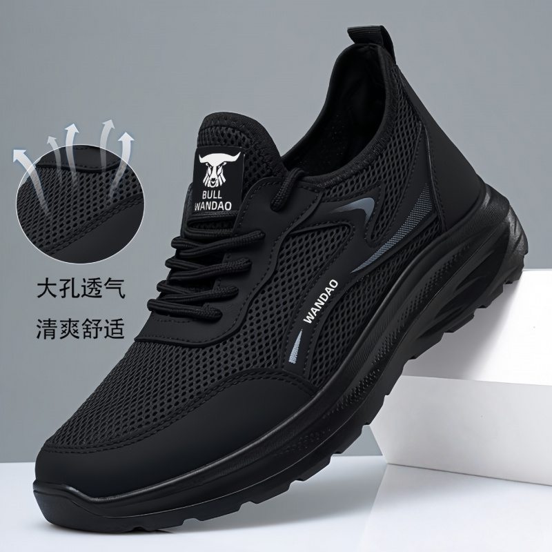 Men's Summer New Fashionable R - Breathable Mesh Athletic Shoes ulasan dan harga