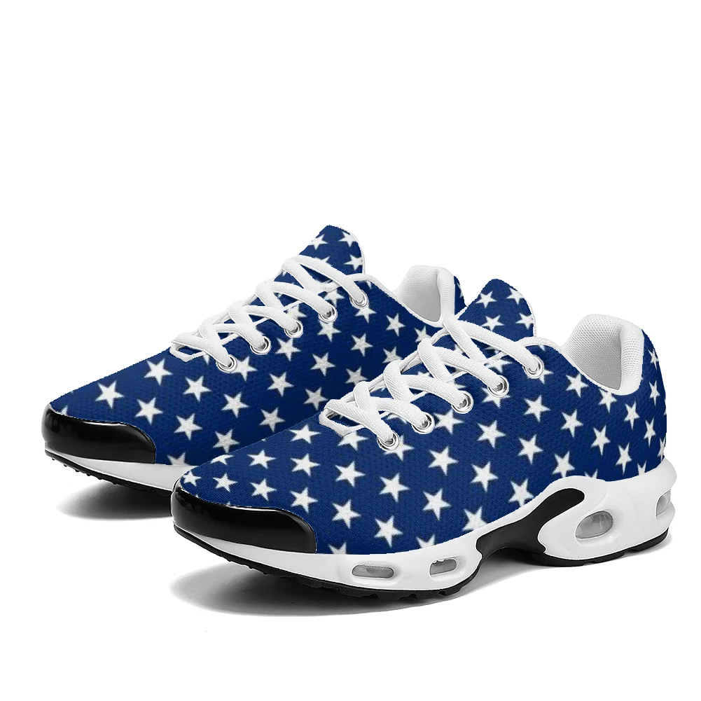 Blue and black Five-pointed st - Breathable Mesh Athletic Shoes ulasan dan harga