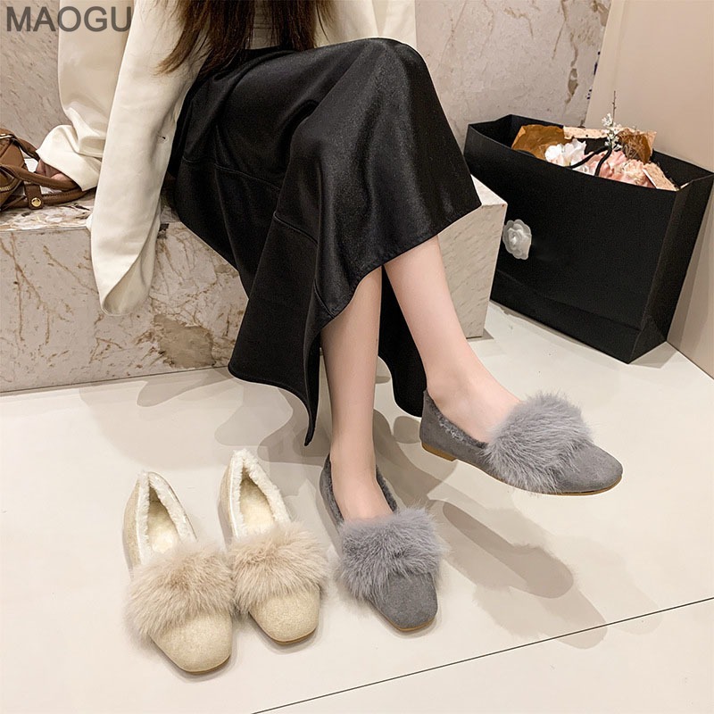 Women's Plush Flat Shoes 2025  - Heels ulasan dan harga