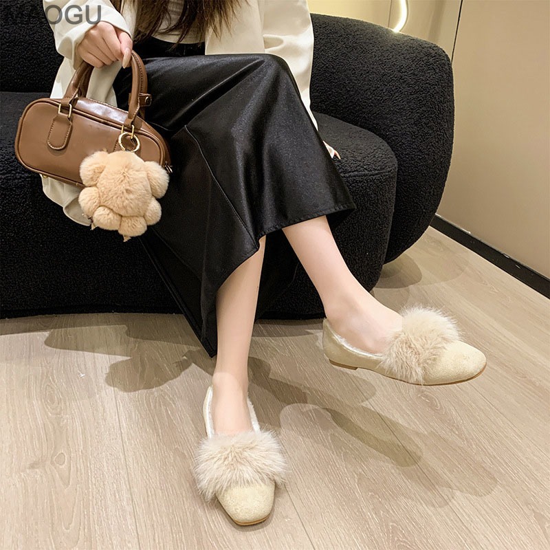 Women's Plush Flat Shoes 2025  - Heels ulasan dan harga