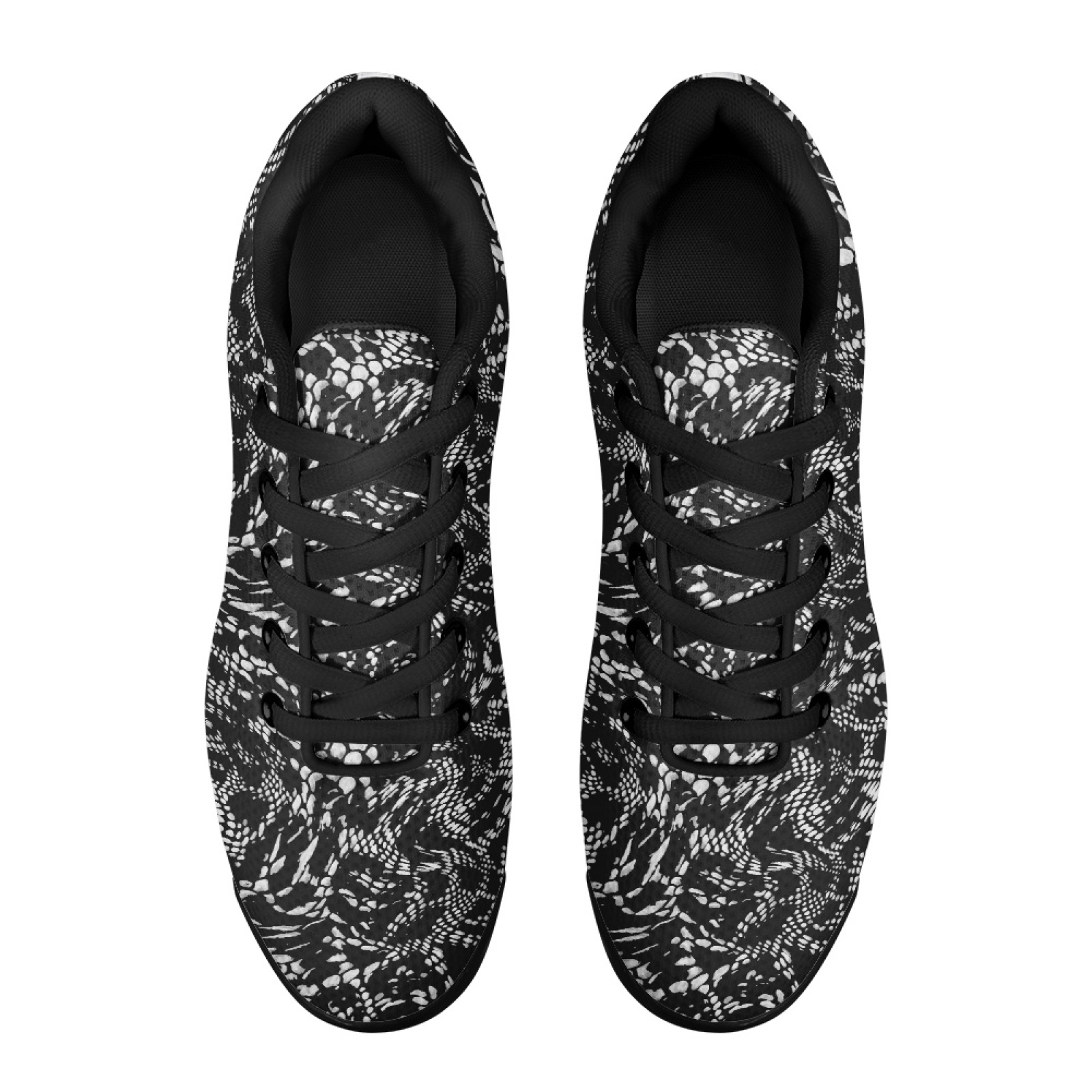 PENSTROLL Snake Print Design W - Knit Fabric Lace Up Sneakers ulasan dan harga