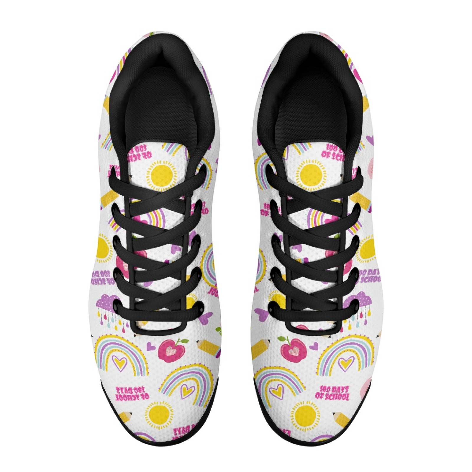 PENSTROLL Rainbow School Walki - Knit Fabric Lace Up Sneakers ulasan dan harga